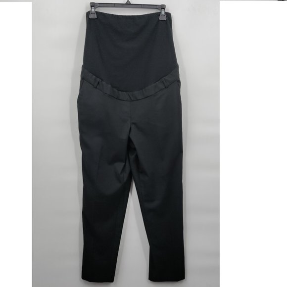 H&M Black Straight Leg Pants maternity - Picture 1 of 12